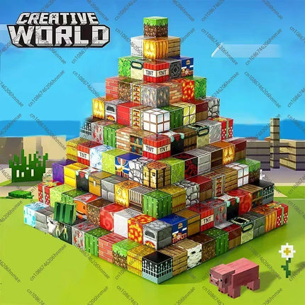 Magnetic Building Blocks - Mine World STEM Construction Set