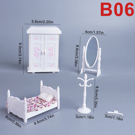 1:12 Dollhouse Miniature Furniture Set - DIY Forest Family Toy