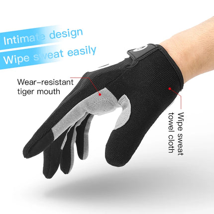 Full Finger Cycling Gloves - MTB Bike Gloves for Men & Women | Spring Summer Riding