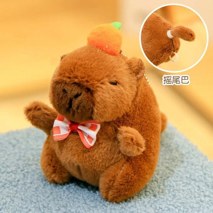 Capybara Plush Toy with Wings Hoodie - 12cm Kawaii Stuffed Animal