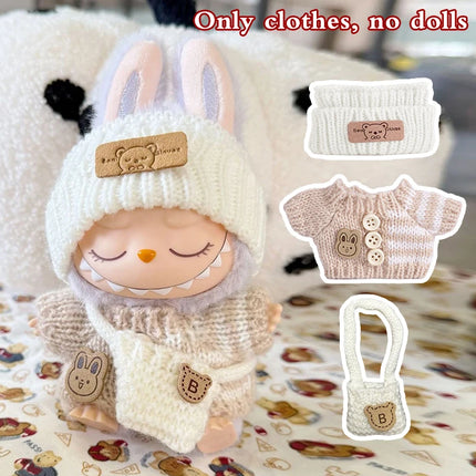 Labubu Doll Designer Outfit Set - V1/V2/V3 Accessories & Clothing
