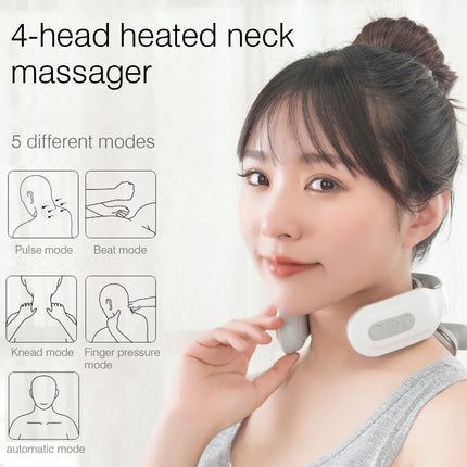 Professional-level 4-Head Neck Massager