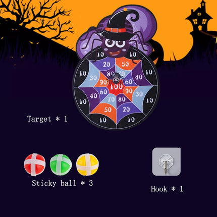 Dart Board for Kids with 3 Sticky Balls Indoor Outdoor Sport Party Games Cartoon Animal Dart Board Toys Christmas Gift