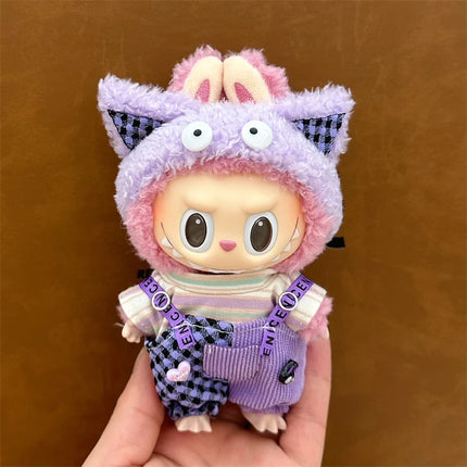 Labubu Doll Hoodie & Pants Set - 15-17cm Fashion Outfit V1/V2