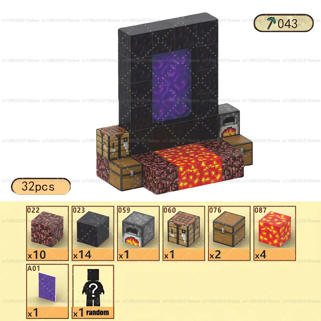 Magnetic Building Blocks - Mine World STEM Construction Set