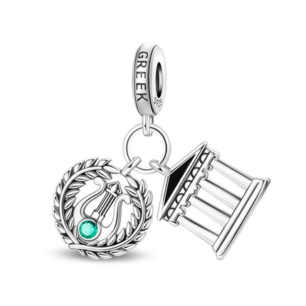 925 Sterling Silver Christmas Charms - Winter Snowman & Elk Pendants for DIY Jewelry