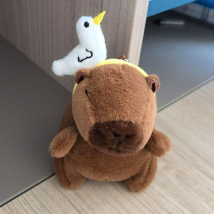 Capybara Plush Toy with Wings Hoodie - 12cm Kawaii Stuffed Animal