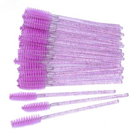 Bottled 50-pcs Disposable Eyelash Extension Mascara Wand
