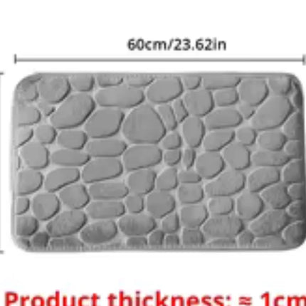 Memory Foam Velvet Carpet - Non-Slip Bathroom & Living Room Mat