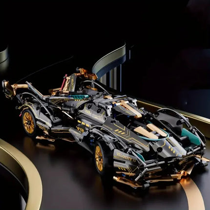 1638-Piece Racing Car Building Block Set - Premium DIY Model Kit