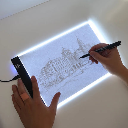 A5 LED Drawing Copy Pad - 3-Level Dimmable Tracing Light Board