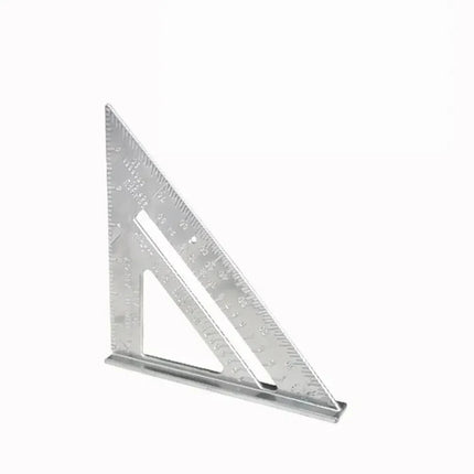 7-Inch Aluminum Speed Square - Triangle Ruler for Carpentry & Woodworking