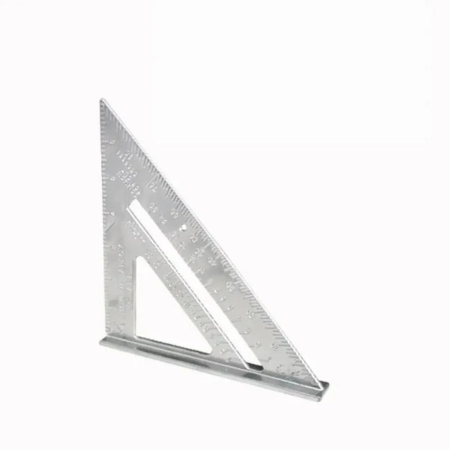 7-Inch Aluminum Speed Square - Triangle Ruler for Carpentry & Woodworking