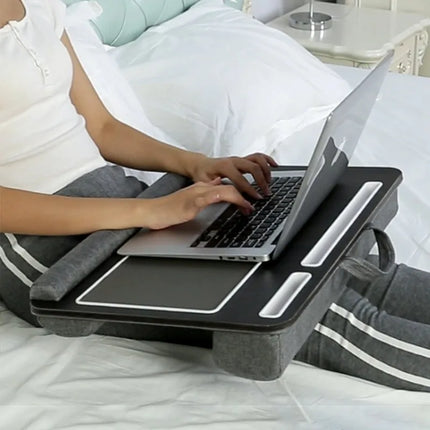 Portable Laptop Desk with Mouse Pad - Adjustable Bed & Sofa Table