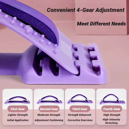 Back Stretcher Multi-Level Adjustable for Pain Relief