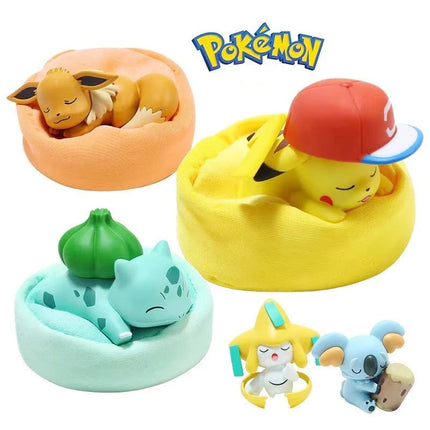 Pokemon Starry Dream Series - Sleeping Pose Figure Set (6pc)