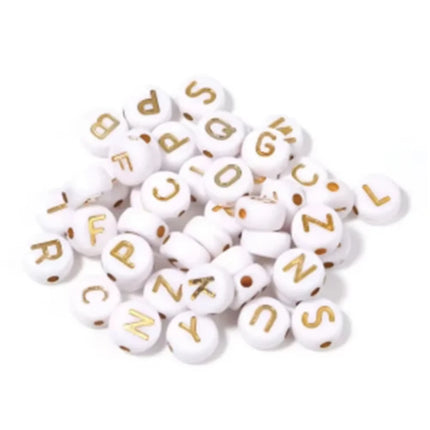 Acrylic Alphabet Cube Beads - A-Z Letter Spacer Beads for DIY Jewelry (100/500pcs)
