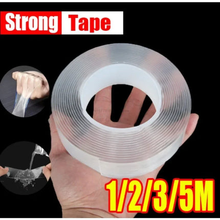 Ultra-Strong Nano Tape - Double-Sided Adhesive for Walls & Mirrors