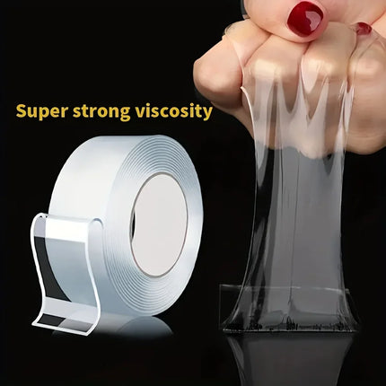 Ultra-Strong Nano Tape - Double-Sided Adhesive for Walls & Mirrors