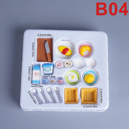 1:12 Dollhouse Miniature Furniture Set - DIY Forest Family Toy