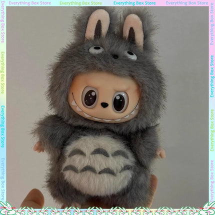Labubu Doll Totoro Outfit - 17cm Plush Doll Clothing Set