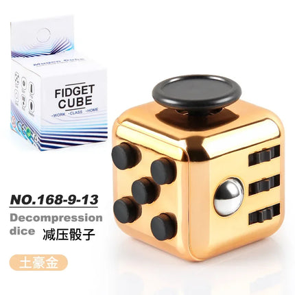 Magic Fidget Cube - 6-Sided Sensory Stress Relief Toy