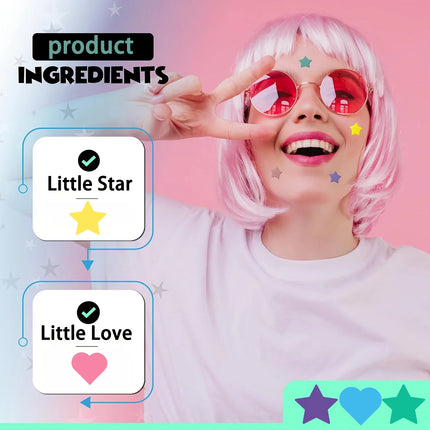 432 Colorful Star-Shaped Pimple Patches