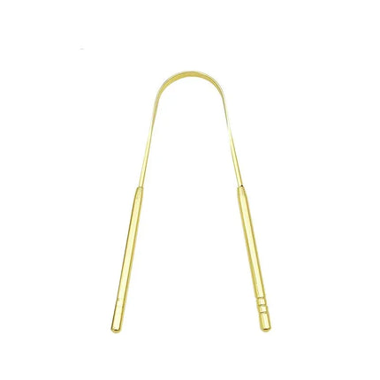 3pcs Stainless Steel Tongue Scraper U-shaped Metal Fresh Breath Cleaning Coated Tongue Toothbrush Oral Hygiene Care Tools