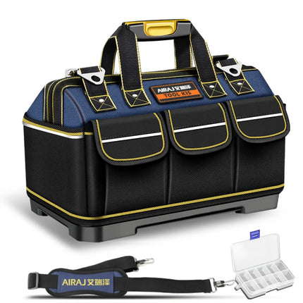 AIRAJ Professional Tool Bag - 1680D Oxford Waterproof Electrician Storage