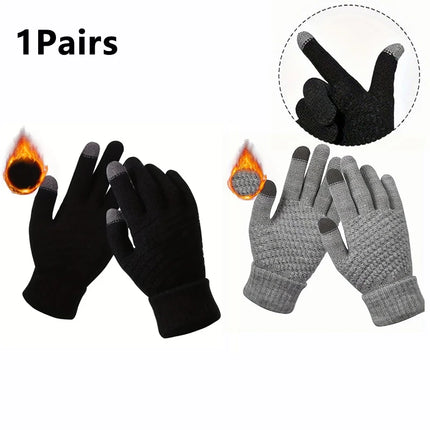 Winter Touchscreen Gloves - Warm Waterproof Skiing Gloves for Men & Women