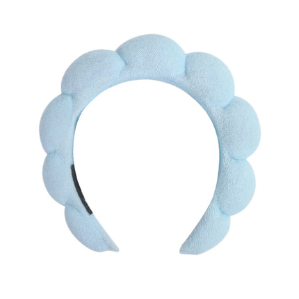 1/3Pcs Fashion Microfiber Washing Wristbands Scrunchies Puffy Headband Spa Bubble Headband for Washing Face Makeup Shower Skincare