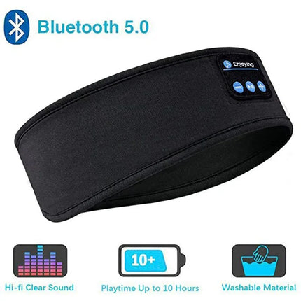 Wireless Bluetooth Speaker Headscarf Wireless Music Sleep Headset Sports Headband Built-in Sleep Music Eye Mask Travel Headset