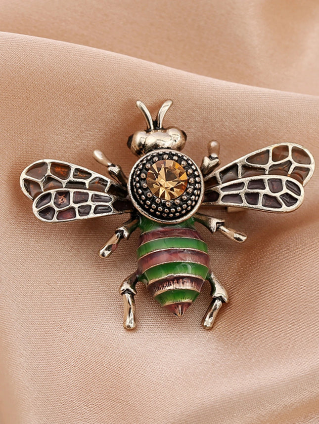 Imitation Pearl Bee Brooch Pin - Fashion Trend Jewelry for Women