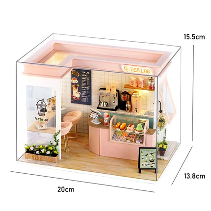 DIY Miniature Dollhouse Kit - 3D Puzzle Assembly with Furniture