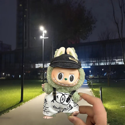 Labubu Doll Hoodie & Pants Set - 15-17cm Fashion Outfit V1/V2