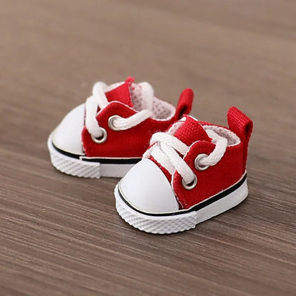Labubu Doll Canvas Shoes - 17cm Doll Footwear Accessories