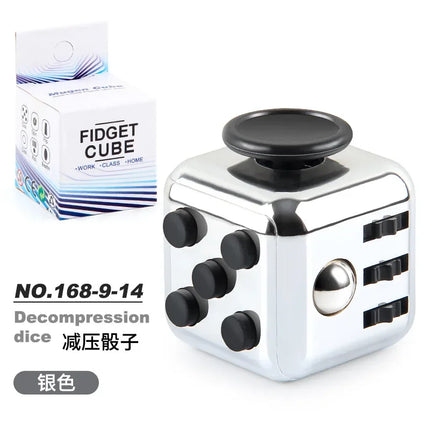 Magic Fidget Cube - 6-Sided Sensory Stress Relief Toy