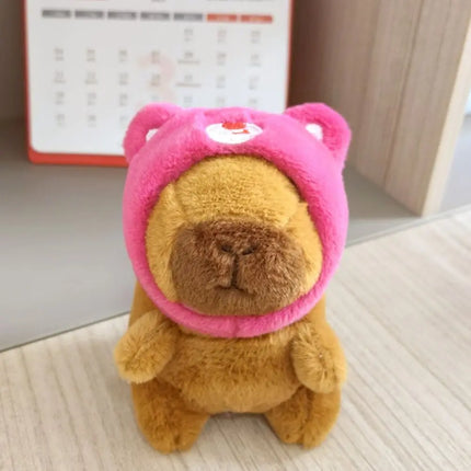 Capybara Plush Toy with Wings Hoodie - 12cm Kawaii Stuffed Animal