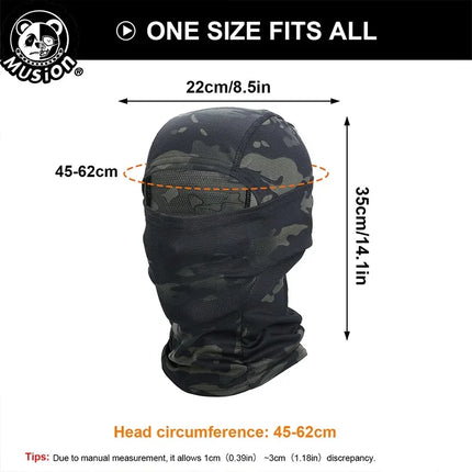 Musion Camo Balaclava Face Mask Bandana Hood Headwear for Cycling Skiing Hunting