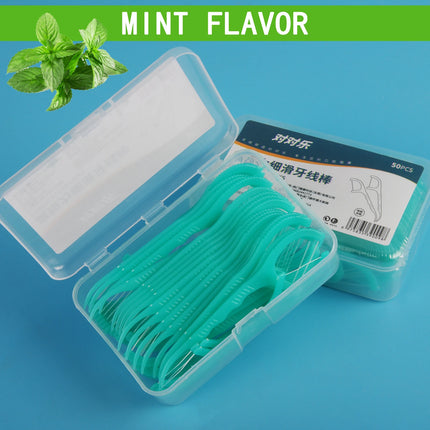 Portable Disposable Dental Floss Picks - 1/2/5/10 Box Set