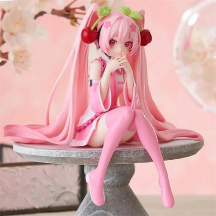 Hatsune Miku Figure - Pink Cherry Dress PVC Collectible