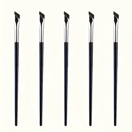 2/5Pc Karsyngirl Upgrade Blade Eyeliner Brush Ultra Thin Fine Angle Flat Eyebrow Brush Under The Eyes Place Precise Detail Brush