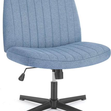 Criss Cross Office Chair - Armless Wide Seat Adjustable