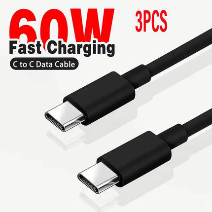 USB-C to USB-C Fast Charging Cable - 60W Power Delivery