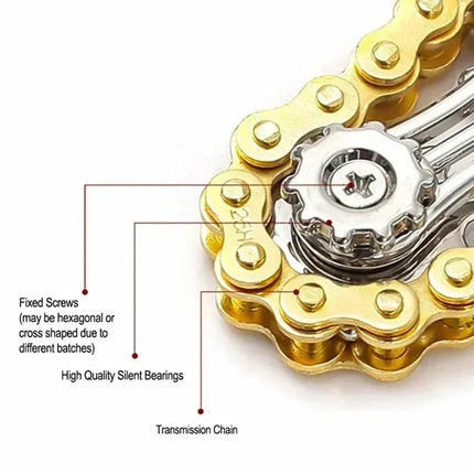 Mechanical EDC Gear Fidget Spinner - Stress Relief Desk Toy