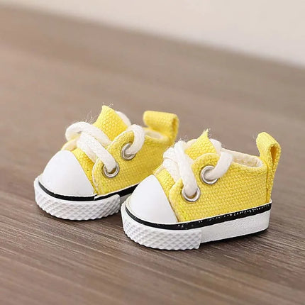 Labubu Doll Canvas Shoes - 17cm Doll Footwear Accessories