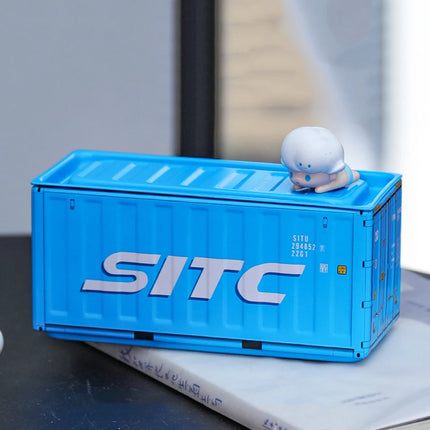 Mini Iron Storage Box - Vintage Desktop Container