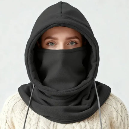 Winter Balaclava Knit Hood - Windproof Face Mask for Motorcycle Riding & Cold Weather