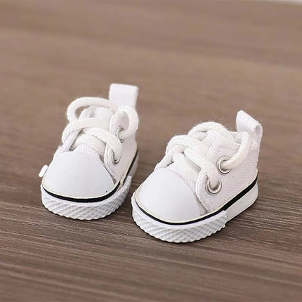 Labubu Doll Canvas Shoes - 17cm Doll Footwear Accessories