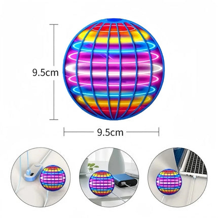 Flying Ball Hand-Controlled LED Cosmic Globe - 360° Rotating Toy